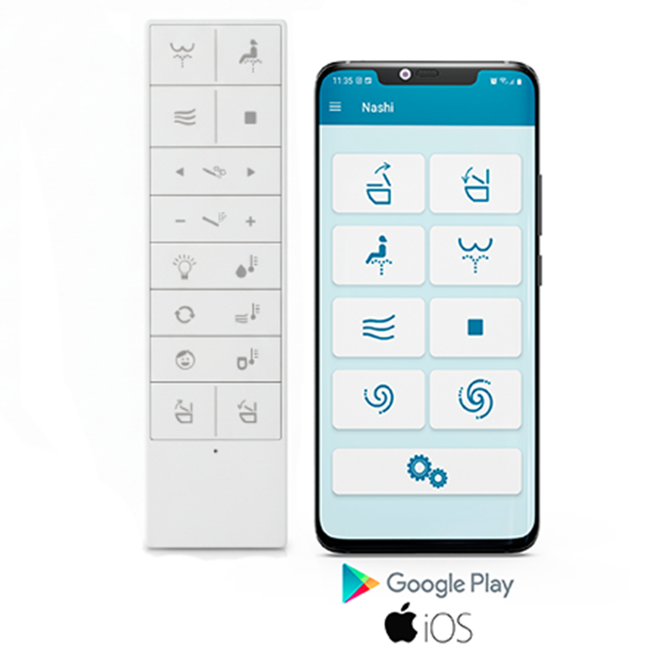 Mando y app Aldara iPlus5 - solo