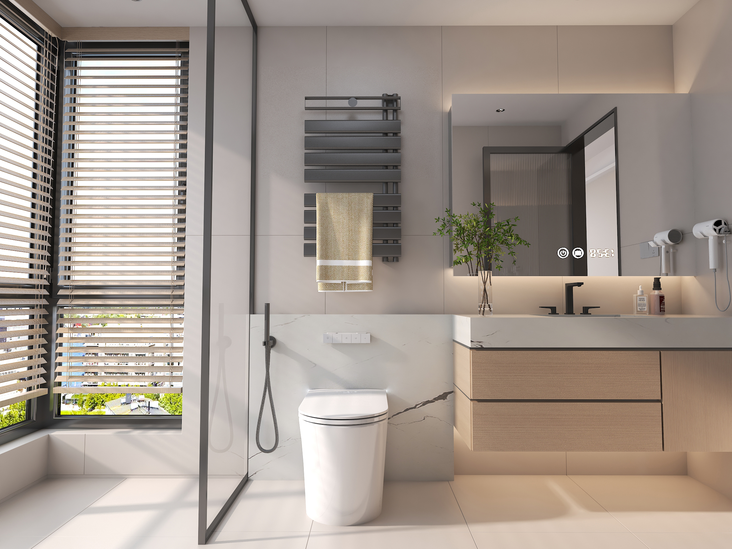 Nashi Smart C3 Nashi Smart en baño moderno