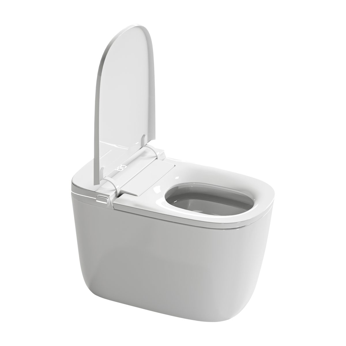 Tapa abierta mostrando el asiento